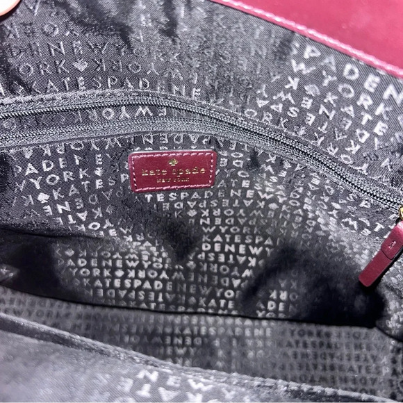 Kate Spade NY Mulled Wine Varick Street Purse - Picture 6 of 15